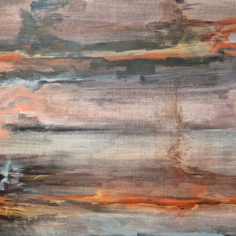 Close-up of professional stitching repair on canvas fabric